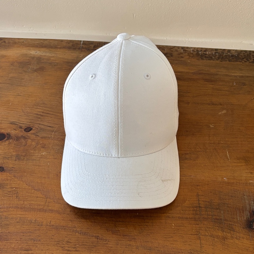 Sleek White Baseball Cap
